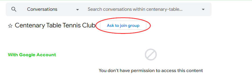 screen shot with a google account